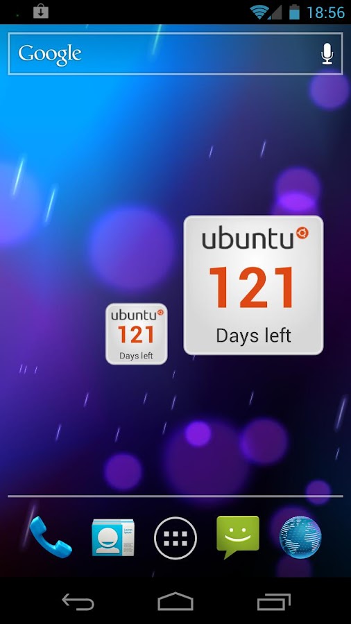 Ubuntu Countdown Widget Android Apps on Google Play