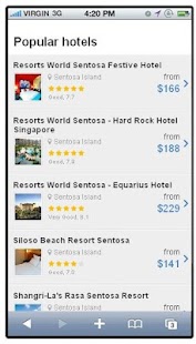 Search Hotels in Singapore Screenshots 3