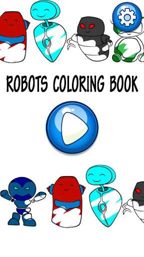 Robots Coloring Book