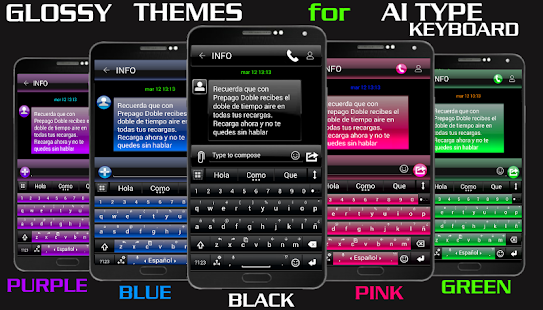 How to download THEME FOR AI TYPE BLACK PURPLE lastet apk for android