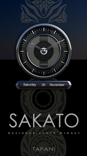 Sakato Designer Clock Widget