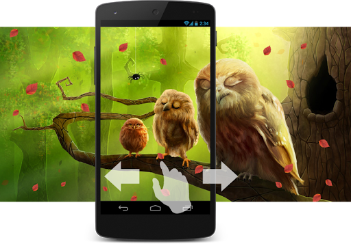 Owls Forest Live Wallpaper