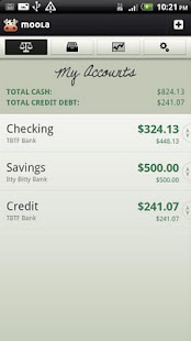 mooLa! (Checkbook &amp; Finance) screenshot for Android