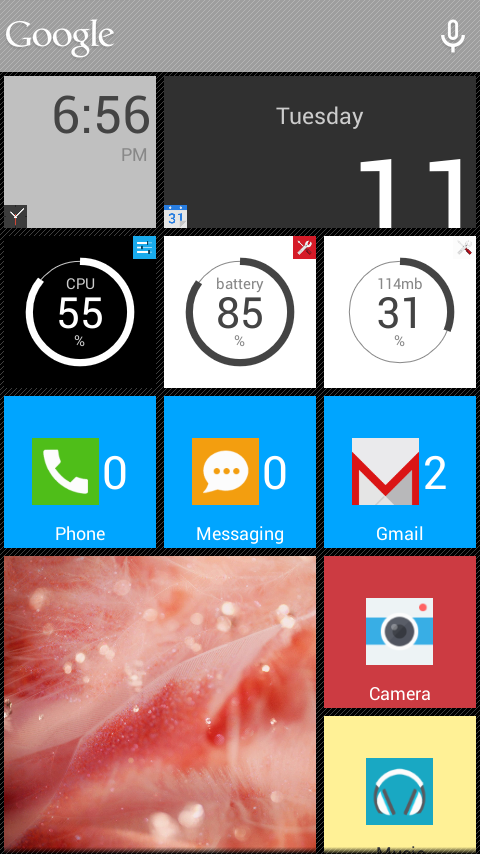    SquareHome.Phone (Launcher)- screenshot  