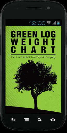 Green Log Weight Chart