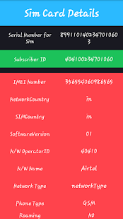 Free Download Sim Card Details APK