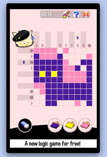 【免費解謎App】Hungry Cat Picross-APP點子