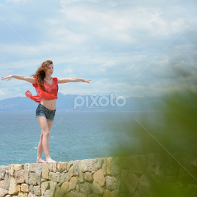 I CAN FLY! by Irmantas Baltrusaitis - People Portraits of Women