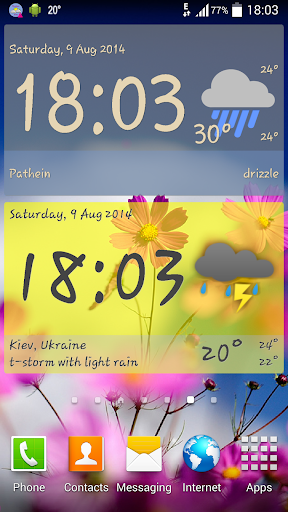 Weather ACE Clock Widget Pack