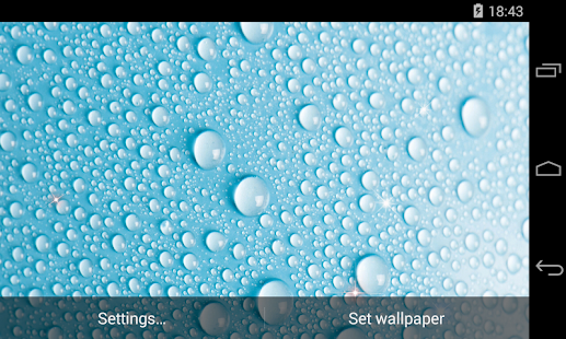 How to install Water Drops Live Wallpaper lastet apk for pc
