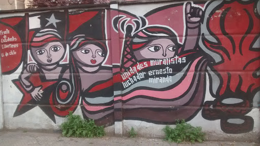 Mural Frente De Estudiantes Libertarios U De Chile 
