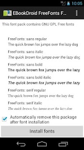 EBookDroid FreeFonts FontPack