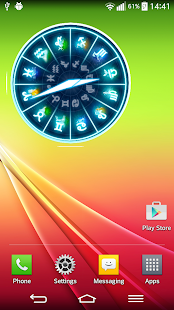 Zodiac Sign Clock Widget Screenshots 0