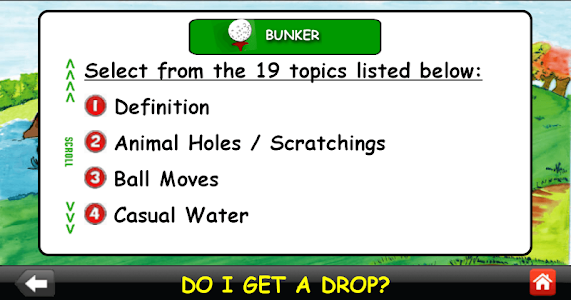Do I Get A Drop ? (Golf Rules) screenshot 2