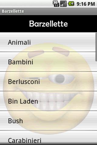 Android application Barzellette - Italian Jokes screenshort