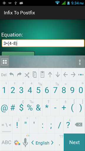 【免費教育App】Infix To Postfix-APP點子