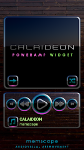 Screenshot Poweramp Widget CALAIDEON v2.08