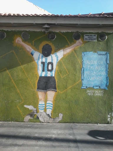 Mural Maradona 10