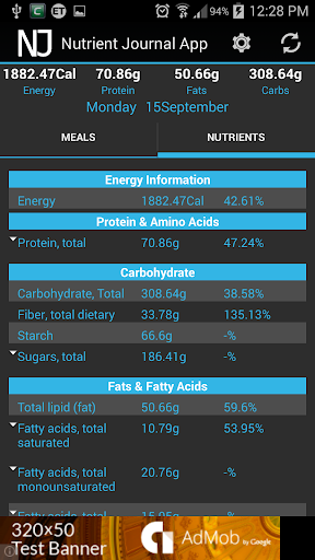 【免費健康App】Nutrient Journal App-APP點子