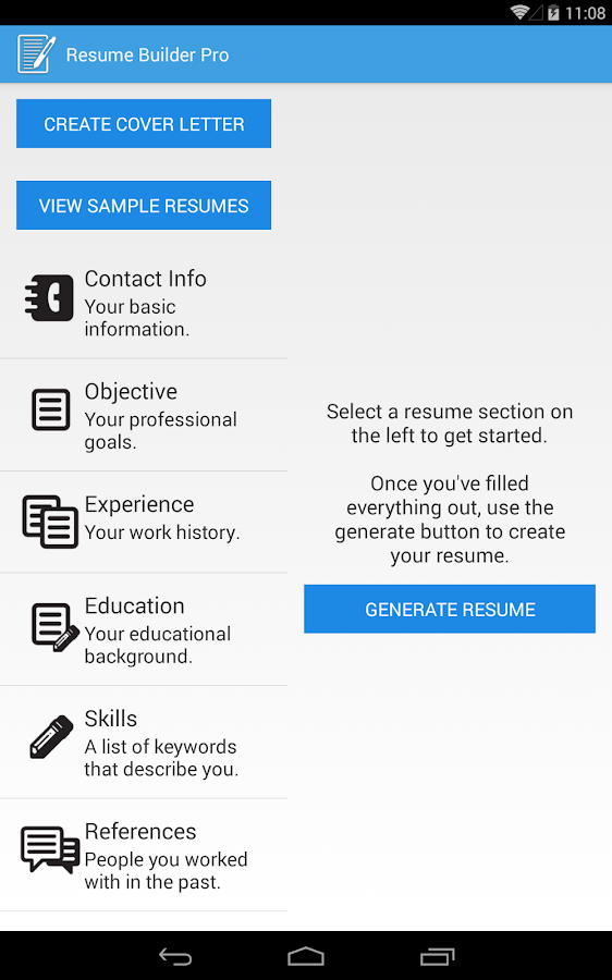 Resume Builder Pro - screenshot