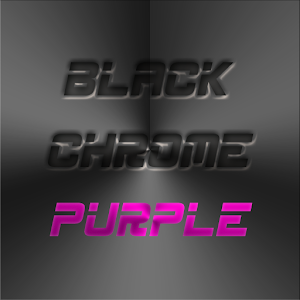 BLACK CHROME PURPLE LAUNCHER.apk 3.0.3