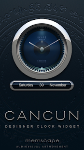 Free CANCUN Designer Clock Widget APK for Android