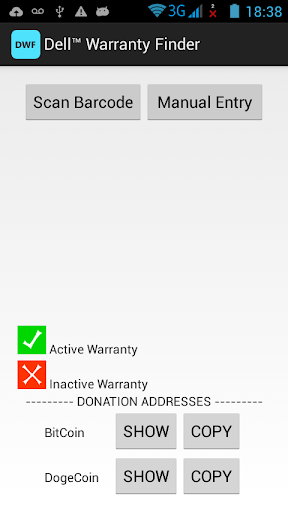 Dell™ Warranty Finder