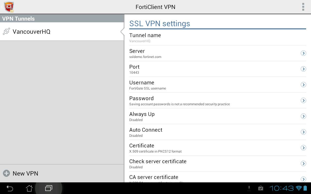 FortiClient VPN Android Apps on Google Play