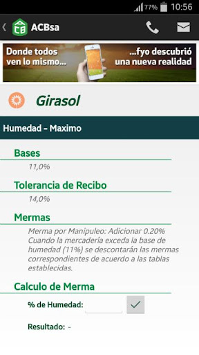 【免費生產應用App】ACBsa - Calidad de Granos-APP點子