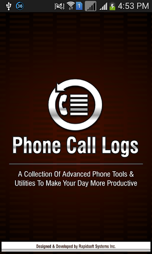 Phone Call Logs For Android