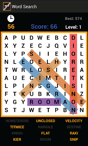 Word Search Scrabble words