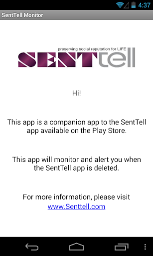 SentTell Monitor