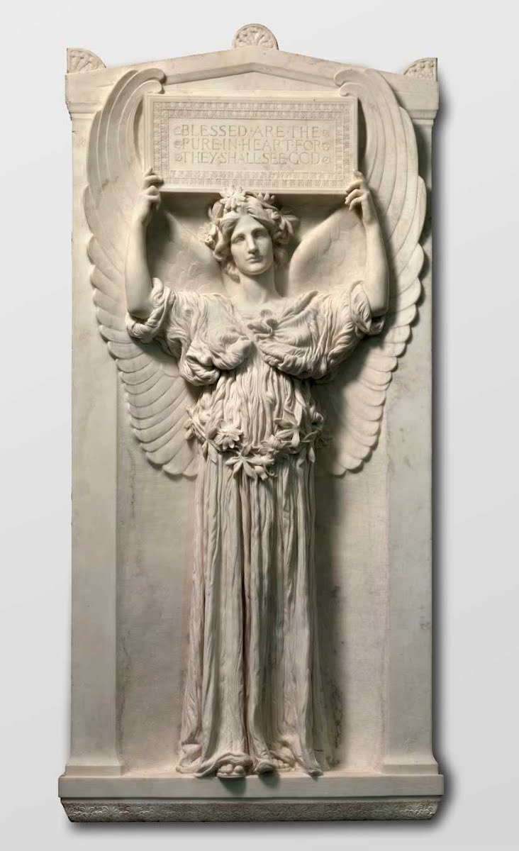 The Angel Of Purity Maria Mitchell Memorial Augustus Saint Gaudens American Born Ireland 1848 1907 Google Arts Culture