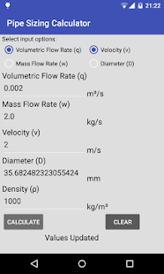 How to get Pipe Sizing Calculator patch 1.1 apk for bluestacks