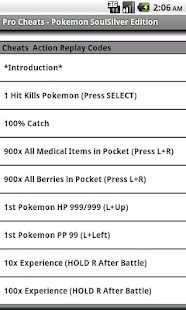 Lastest Pro Cheats: Pokemon SoulSilver APK for Android