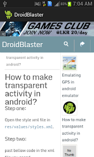 Download DroidBlaster APK for Android