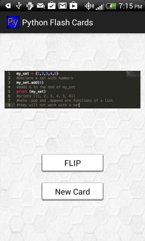 Python Reference Screen 3