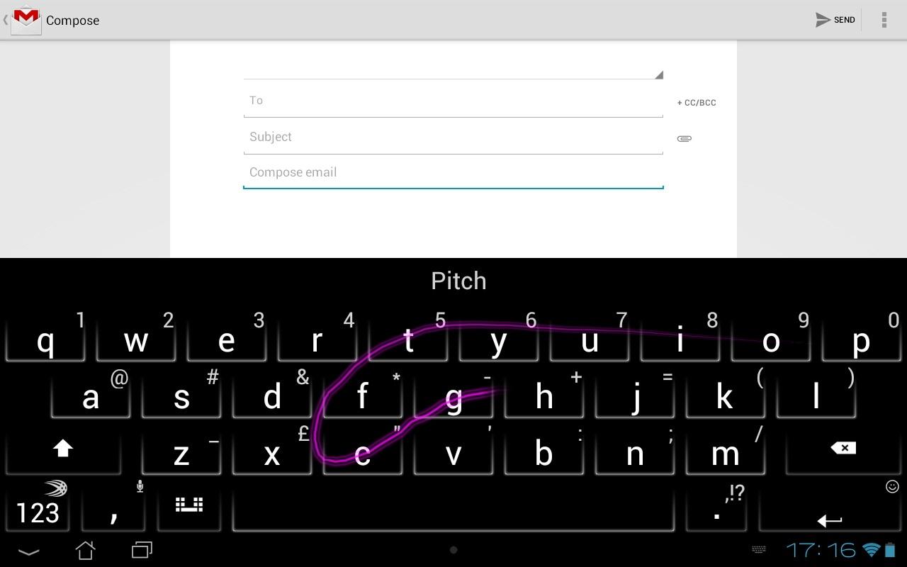 SwiftKey Tablet Keyboard - screenshot