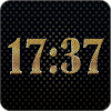 Gold digital clock by EasyDevTools