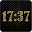 Gold digital clock Download on Windows