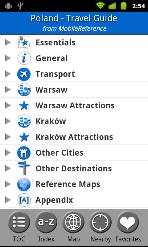 Android application Poland - Travel Guide &amp; Map screenshort