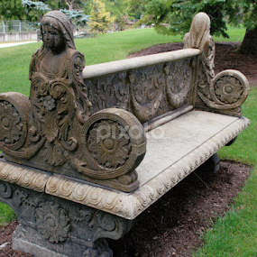 Angel Bench by Marsha Biller - Artistic Objects Furniture