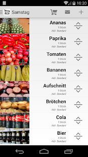 Kleine Einkaufsliste Pro Screen 3