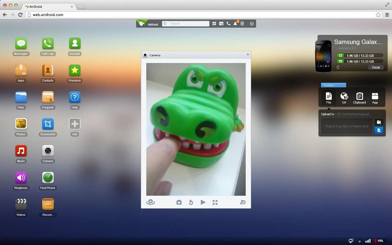 AirDroid - Android on Computer - screenshot