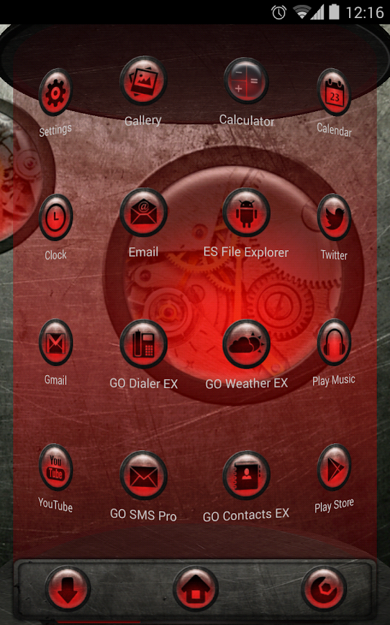 Next Launcher Theme SteampunkR v5.0.1 Next Launcher Theme SteampunkR v5.0.1