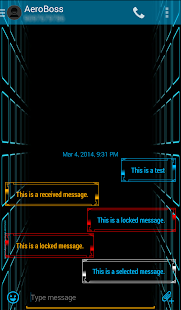 Evolve SMS Theme : The Grid Screenshots 1