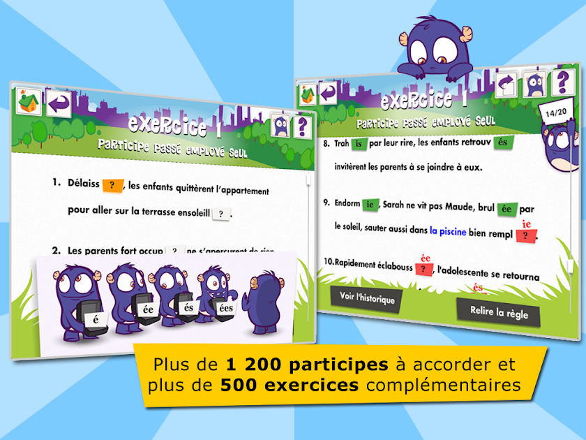 Les participes passés Screen 2