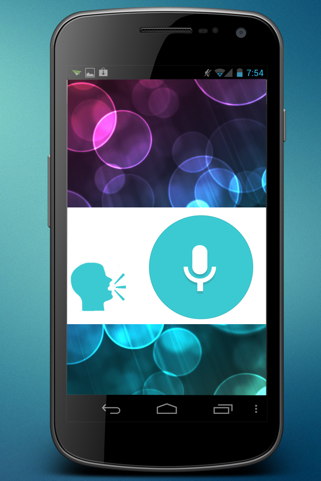 Voice Screen. Android Lock Screen. Mobile voice