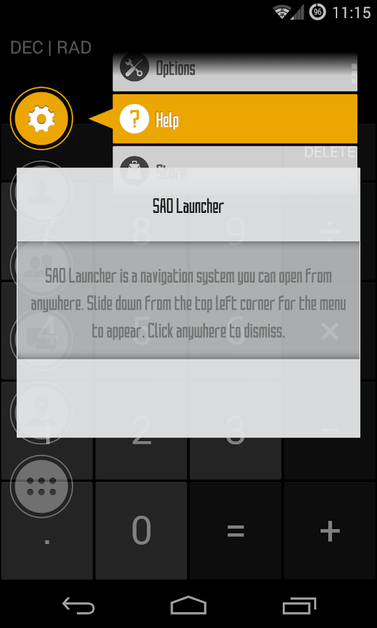   SAO Launcher- tangkapan layar 