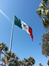 Giant Flag in Ensenada Harbor